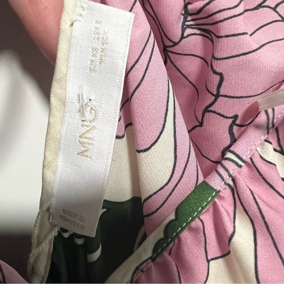 Mango Fresia-a Floral Print Dress, New with Tags, Size 2 - Picture 7 of 7